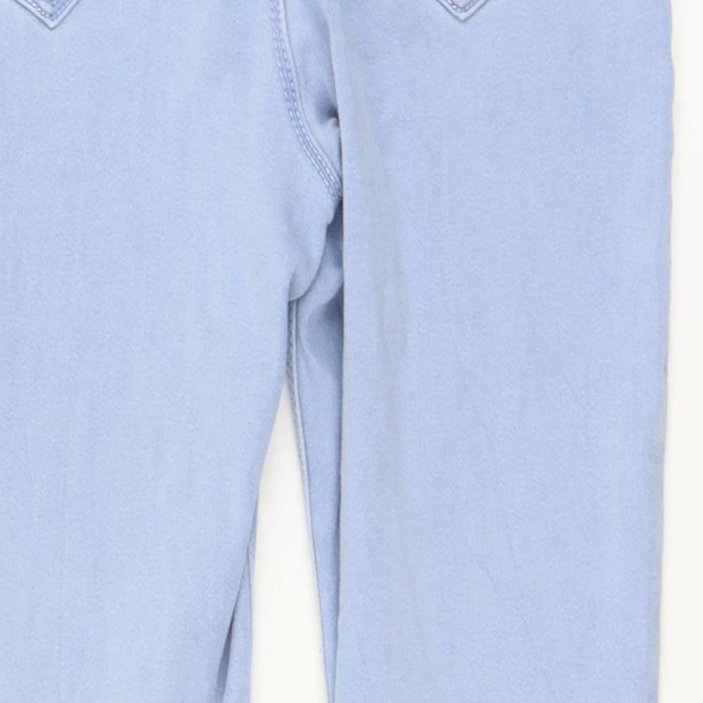 George Womens Blue  Cotton Jegging Leggings Size 12 L26 in