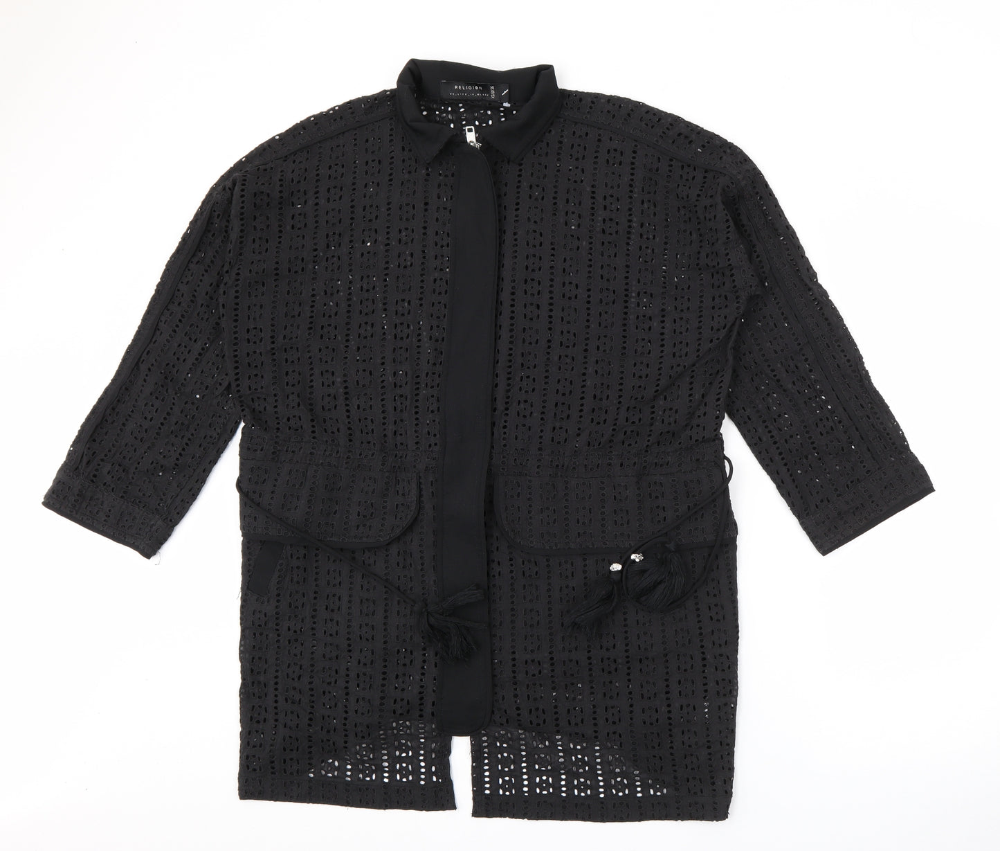 Religion Womens Black   Jacket  Size XS  Zip
