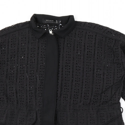 Religion Womens Black   Jacket  Size XS  Zip