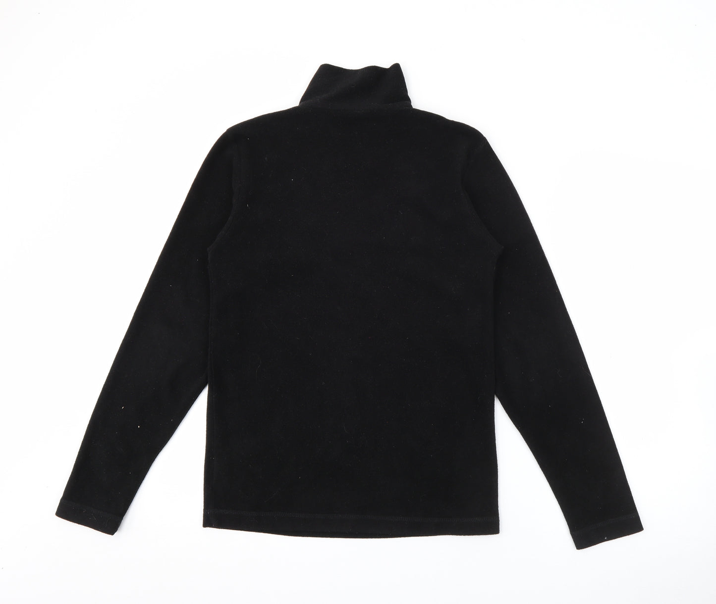 Campris Boys Black High Neck  Polyester Pullover Jumper Size 13 Years