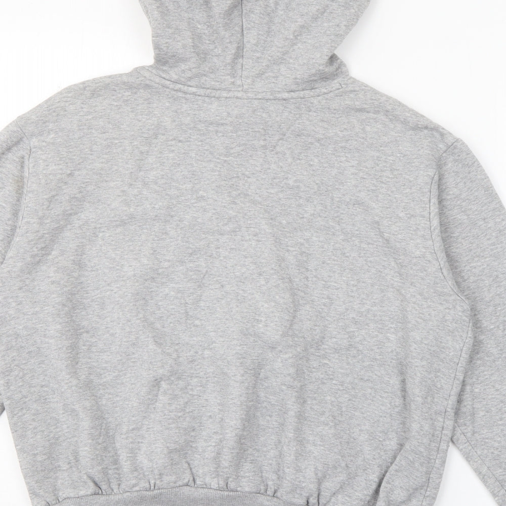 H&M Womens Grey  Cotton Pullover Hoodie Size S   - NASA