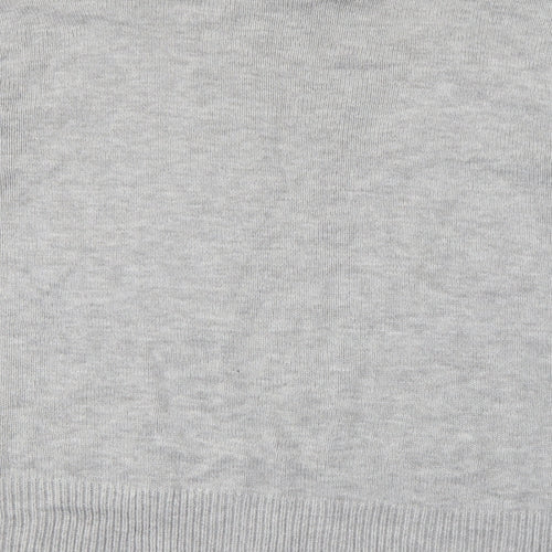 Wallis Womens Grey Roll Neck  Acrylic Pullover Jumper Size S