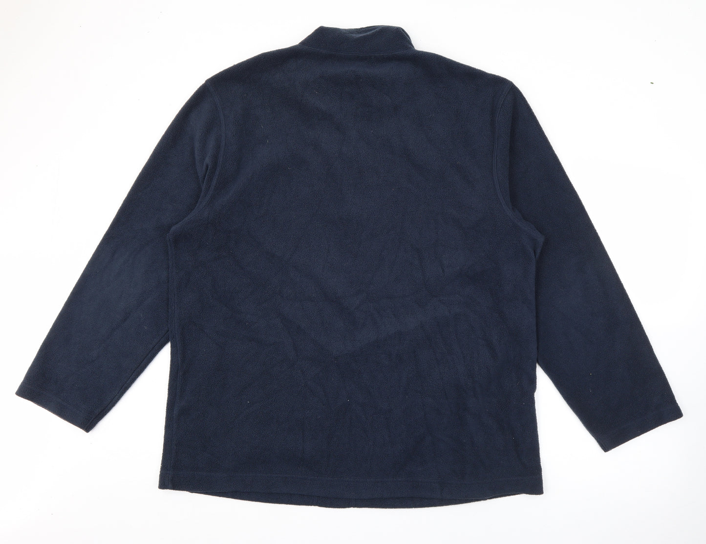 Tesco Mens Blue High Neck  Polyester Pullover Jumper Size XL