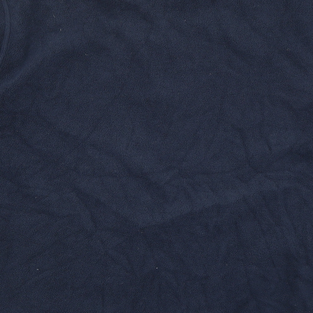 Tesco Mens Blue High Neck  Polyester Pullover Jumper Size XL