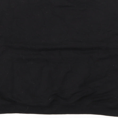 New Look Girls Black  Cotton Pullover Sweatshirt Size 14-15 Years   - New York