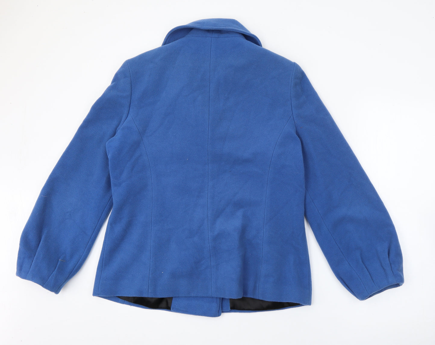 M&Co Womens Blue   Jacket Coat Size 14  Button