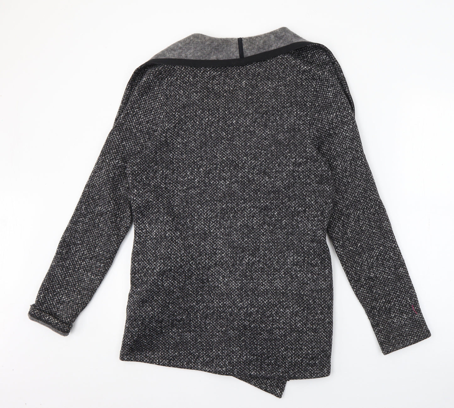 NEXT Womens Grey V-Neck  Polyester Cardigan Jumper Size 12