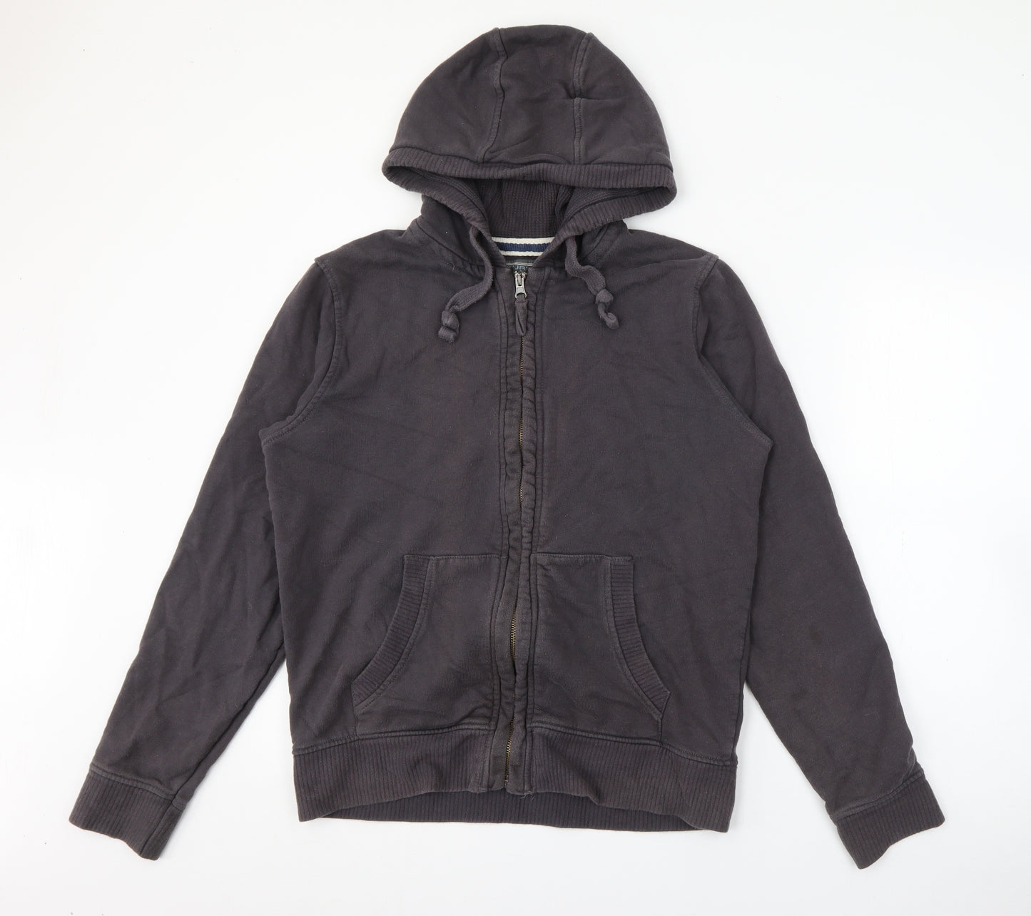 Burton Mens Grey  Cotton Full Zip Hoodie Size M