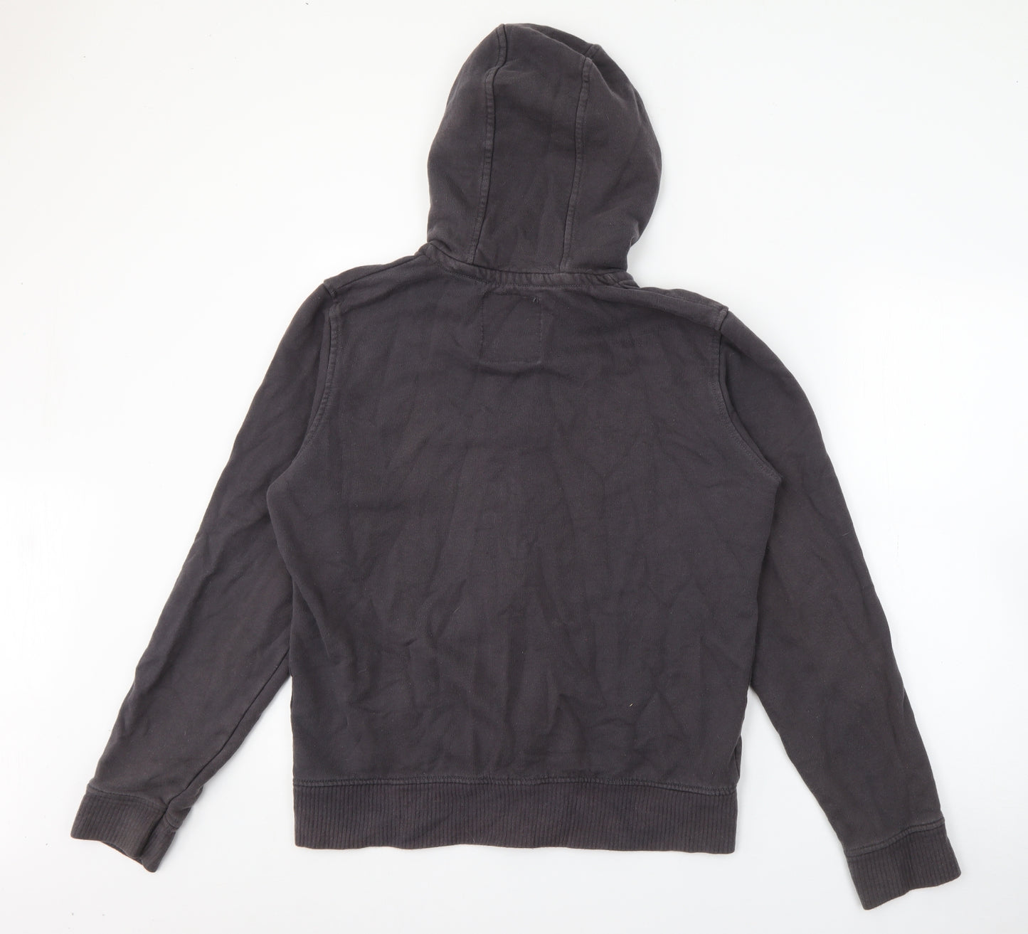 Burton Mens Grey  Cotton Full Zip Hoodie Size M