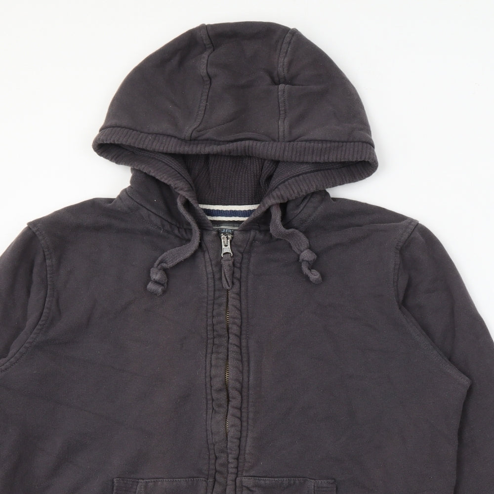 Burton Mens Grey  Cotton Full Zip Hoodie Size M