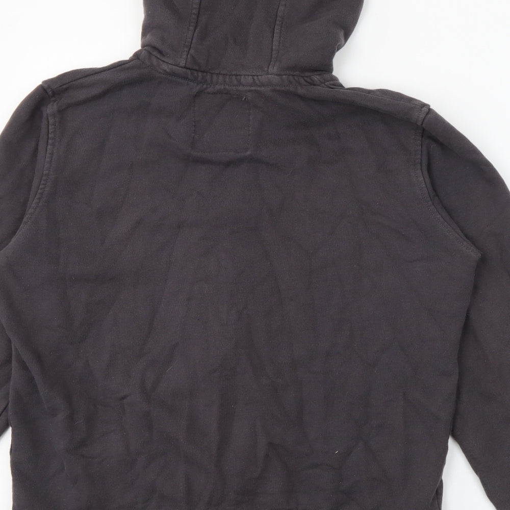 Burton Mens Grey  Cotton Full Zip Hoodie Size M