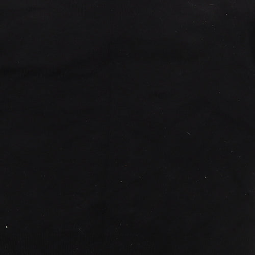 Per Una Womens Black Round Neck  Acrylic Pullover Jumper Size 10