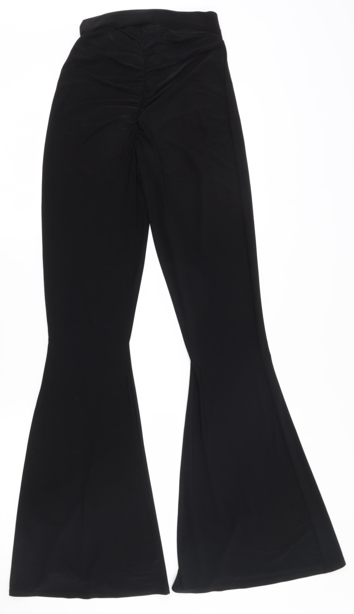 Stylewise Womens Black  Polyester Jogger Leggings Size 8 L32 in   - Flared