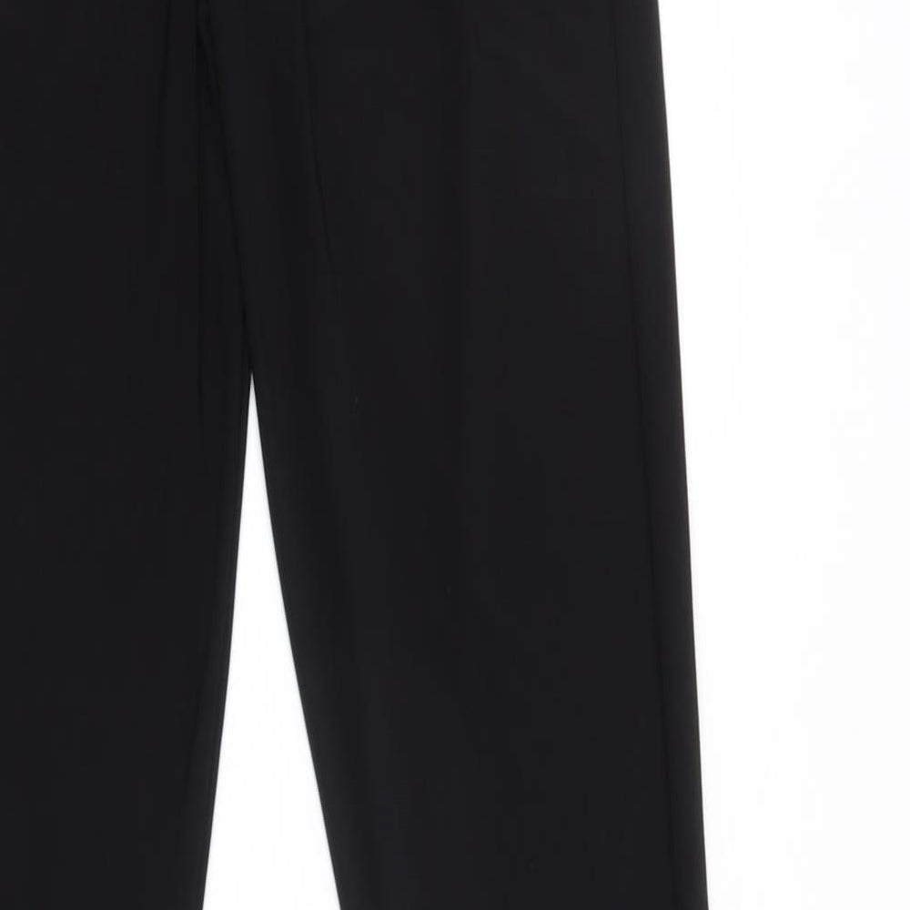 Stylewise Womens Black  Polyester Jogger Leggings Size 8 L32 in   - Flared