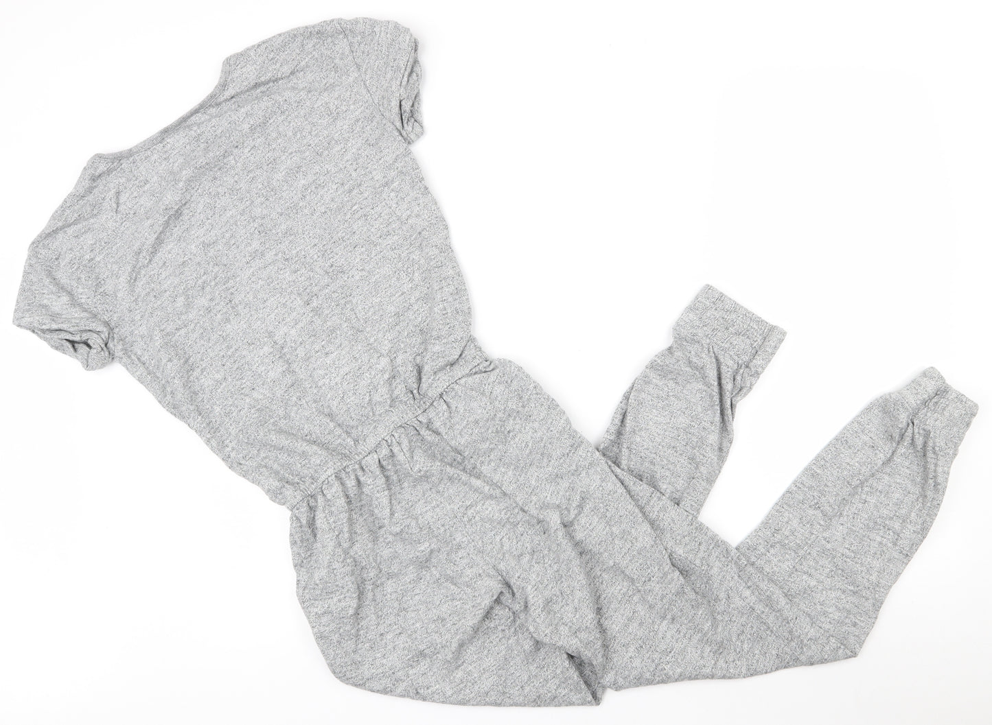 Preworn Womens Grey  100% Cotton Top One Piece Size XL  Button