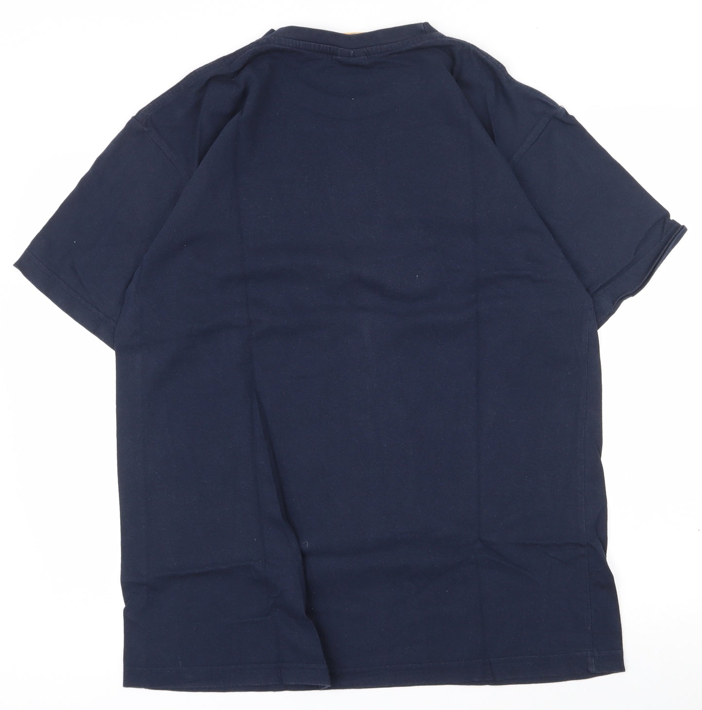 Roo Rock Mens Blue  Cotton  T-Shirt Size XL Round Neck