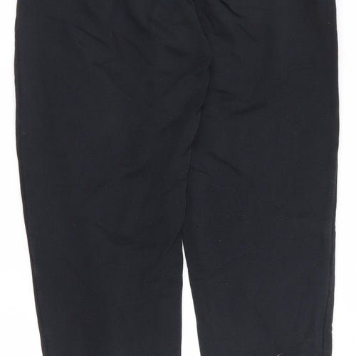 Nike Mens Black  Cotton Jogger Trousers Size S L29 in Regular Drawstring