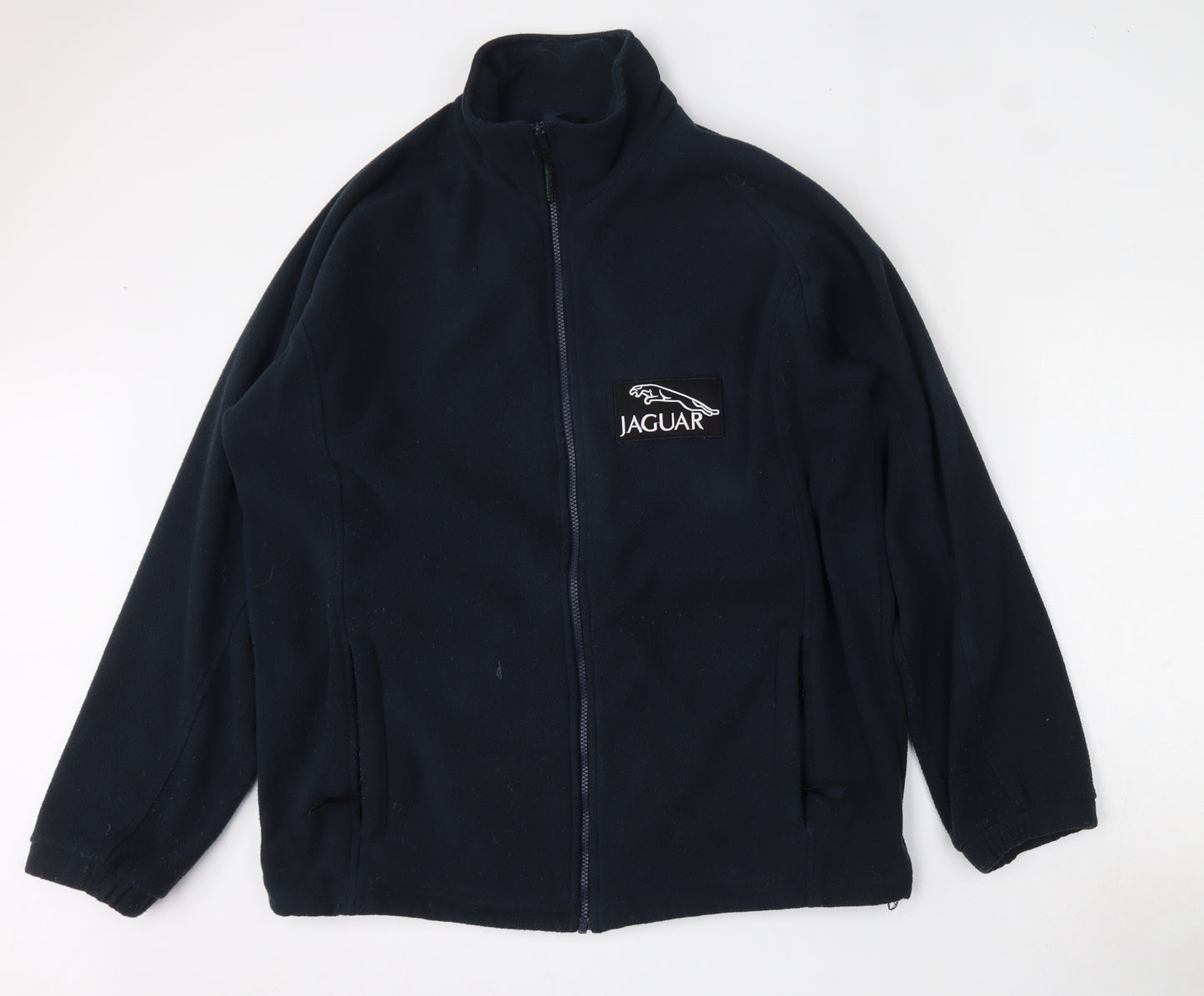 Fortress Mens Blue  Polyester Full Zip Sweatshirt Size L   - Jaguar