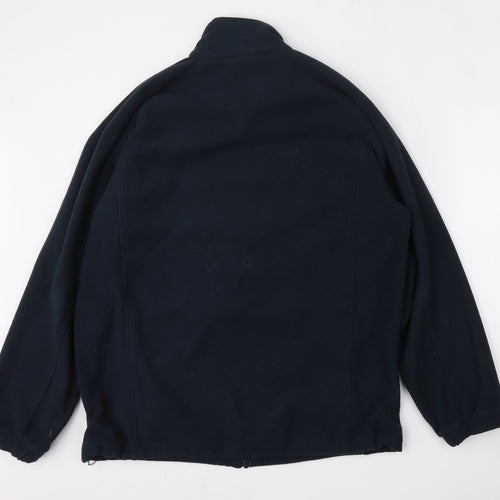 Fortress Mens Blue  Polyester Full Zip Sweatshirt Size L   - Jaguar
