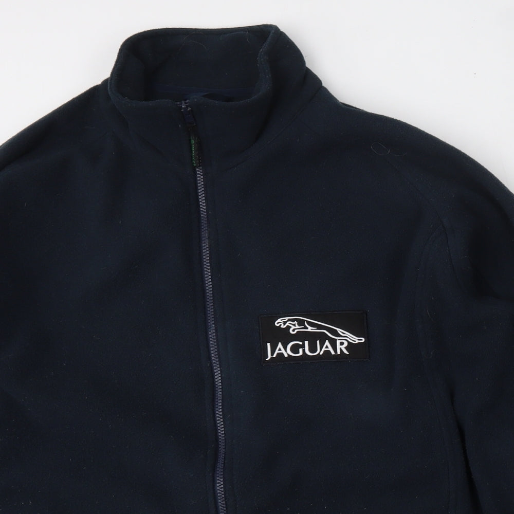 Fortress Mens Blue  Polyester Full Zip Sweatshirt Size L   - Jaguar