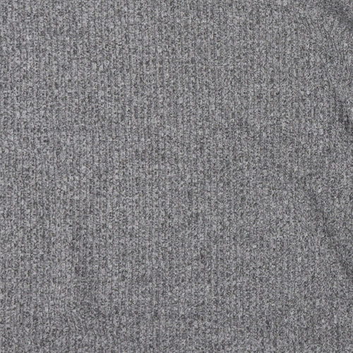 Primark Womens Grey Round Neck  Polyester Pullover Jumper Size 12