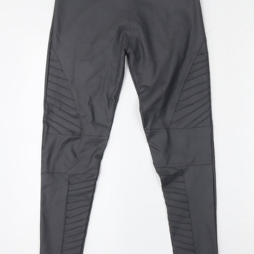 Verso Womens Grey  Polyamide Trousers  Size S L26 in Regular