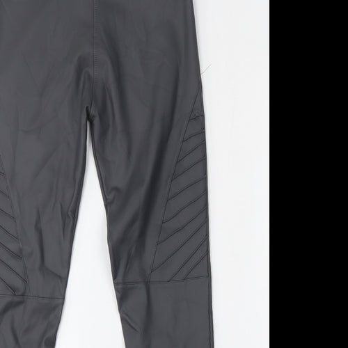 Verso Womens Grey  Polyamide Trousers  Size S L26 in Regular