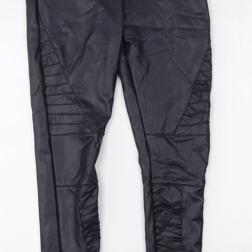 Babe Womens Grey  Polyamide Trousers  Size S L27 in Regular