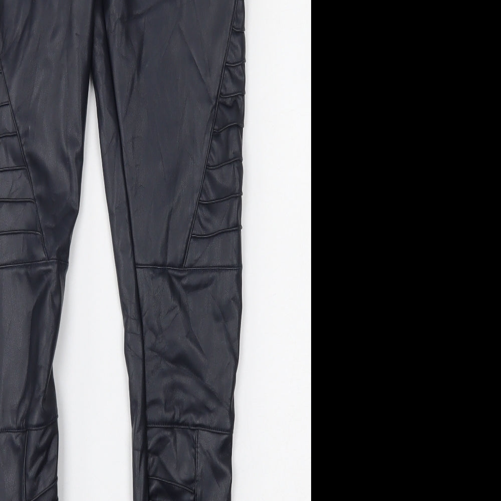 Babe Womens Grey  Polyamide Trousers  Size S L27 in Regular
