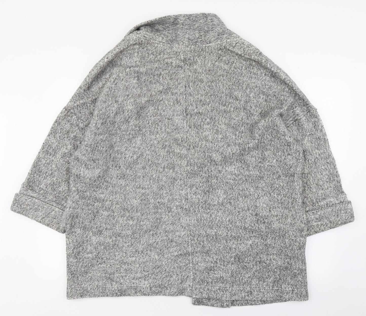 Primark Womens Grey V-Neck  Cotton Cardigan Jumper Size M