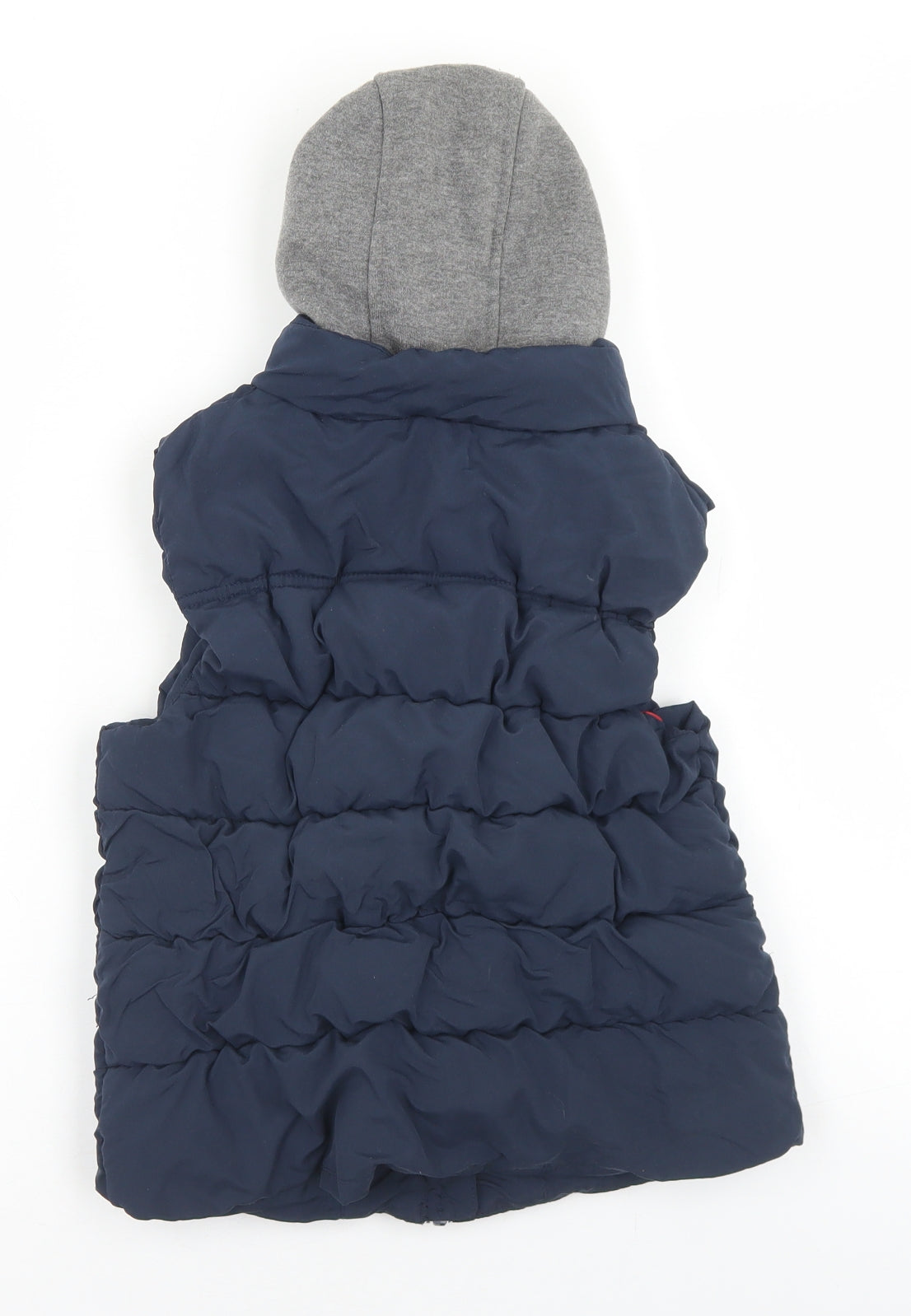 Bluezoo Boys Blue   Gilet Jacket Size 7-8 Years  Zip