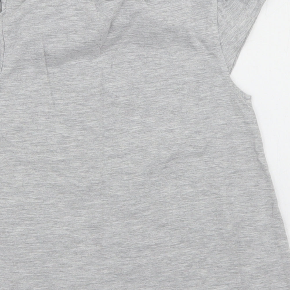 TU Girls Grey  Polyester Basic T-Shirt Size 3-4 Years Crew Neck  - Harry Potter Hogwarts