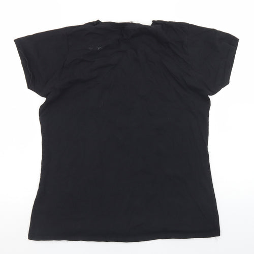 Fruit of the Loom Womens Black  Cotton Basic T-Shirt Size XL Crew Neck - Mean Girls, Fetch