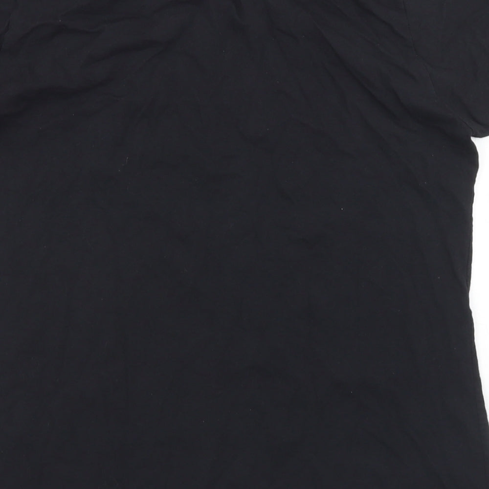 Fruit of the Loom Womens Black  Cotton Basic T-Shirt Size XL Crew Neck - Mean Girls, Fetch