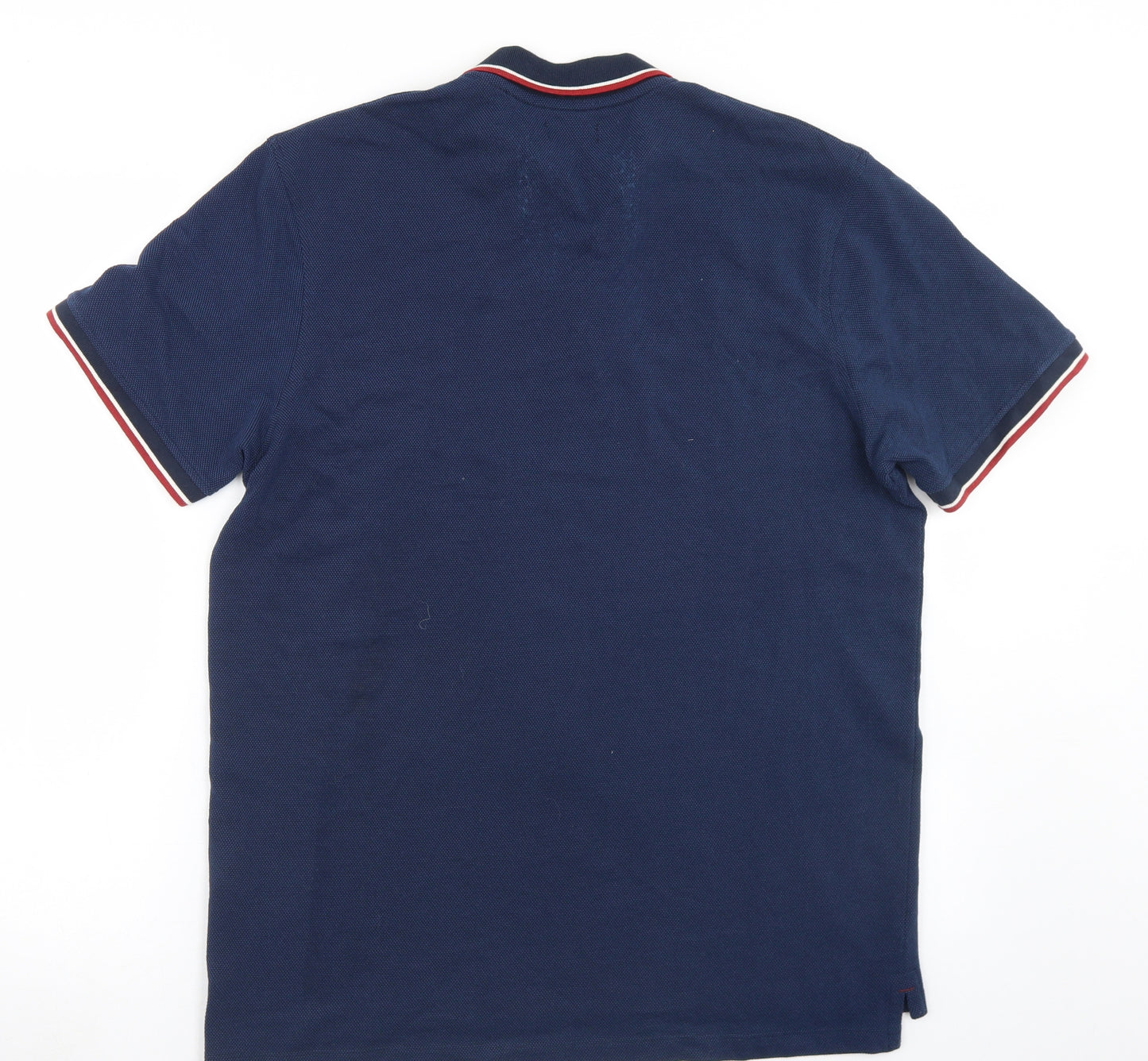 JACK & JONES Mens Blue  Cotton  Polo Size XL Collared Button