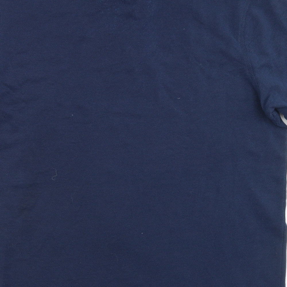 JACK & JONES Mens Blue  Cotton  Polo Size XL Collared Button