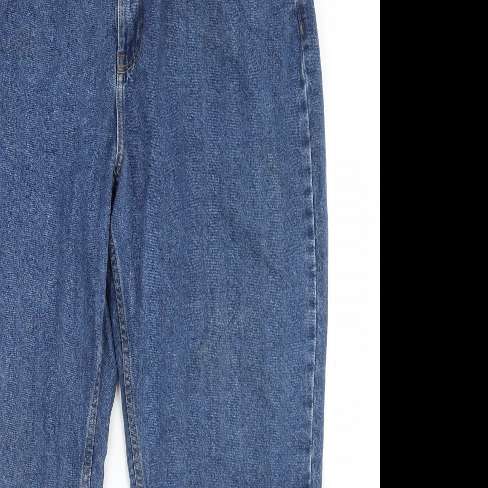Denim Co Womens Blue  Cotton Mom Jeans Size 16 L27 in Regular Button