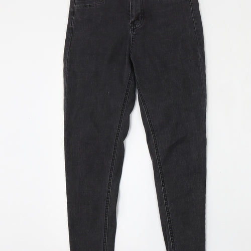SheIn Womens Black  Cotton Skinny Jeans Size XS L25 in Regular Button