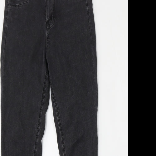SheIn Womens Black  Cotton Skinny Jeans Size XS L25 in Regular Button