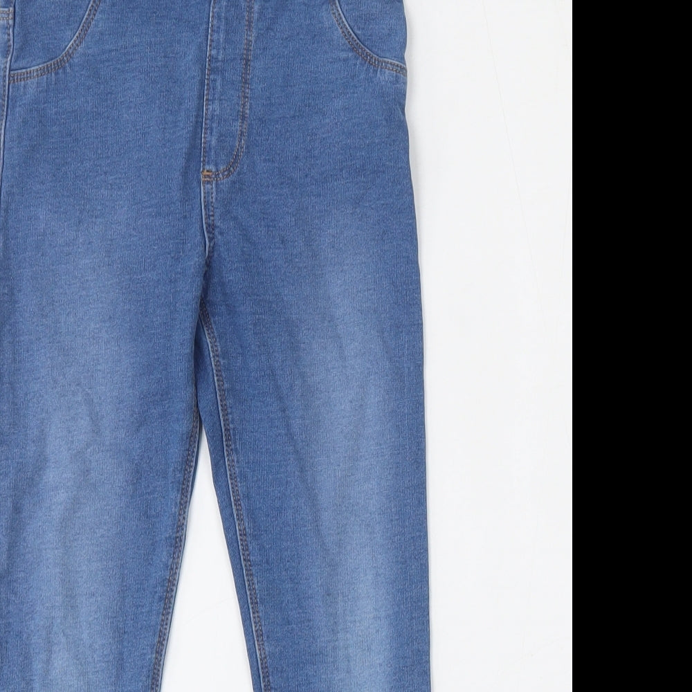 Marks and Spencer Girls Blue  Cotton Jegging Jeans Size 6-7 Years  Regular