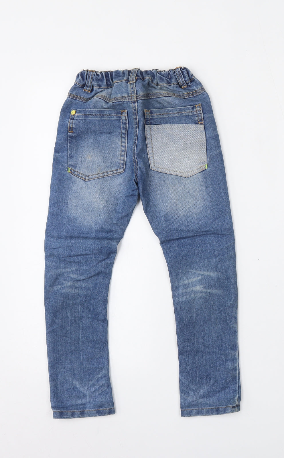 NEXT Boys Blue  Cotton Straight Jeans Size 4-5 Years  Regular