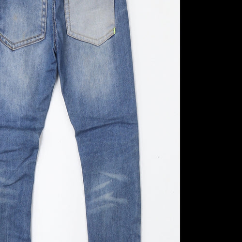 NEXT Boys Blue  Cotton Straight Jeans Size 4-5 Years  Regular