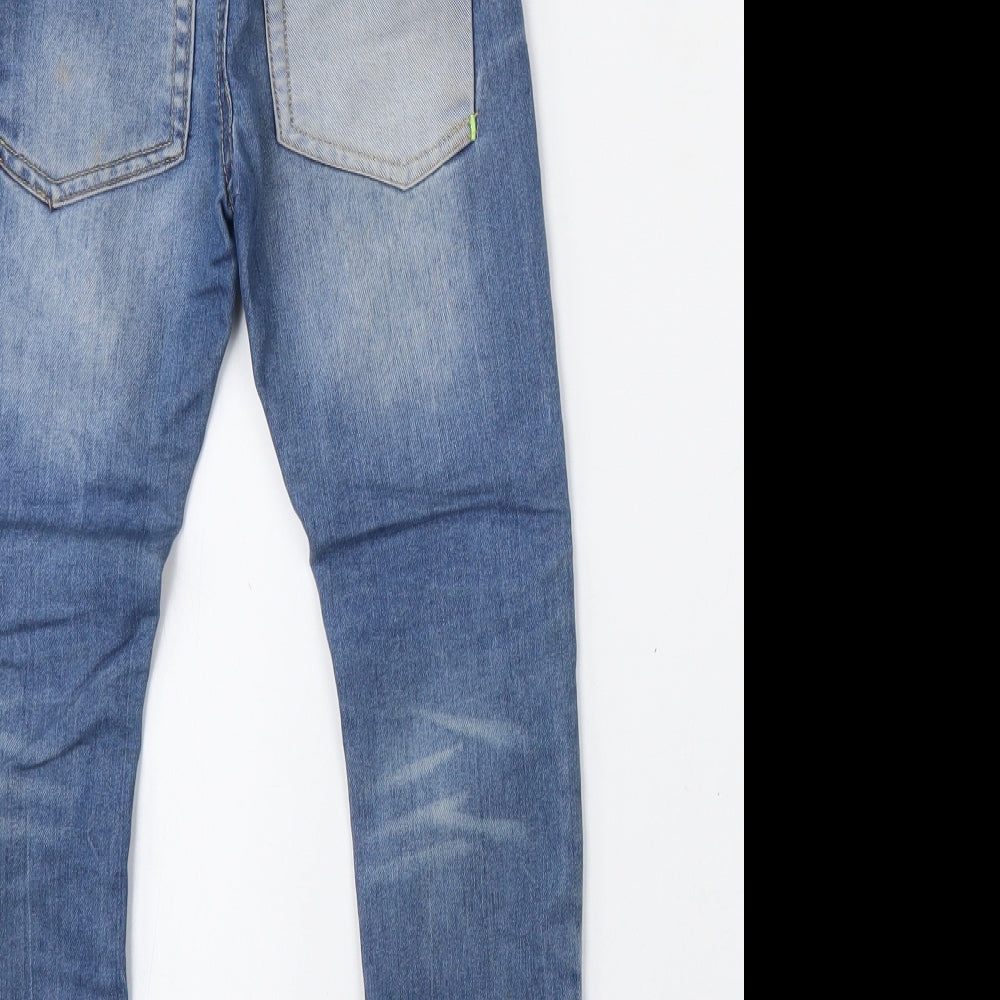 NEXT Boys Blue  Cotton Straight Jeans Size 4-5 Years  Regular
