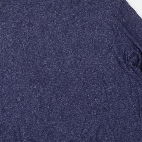 George Womens Blue Round Neck  Viscose Pullover Jumper Size 8