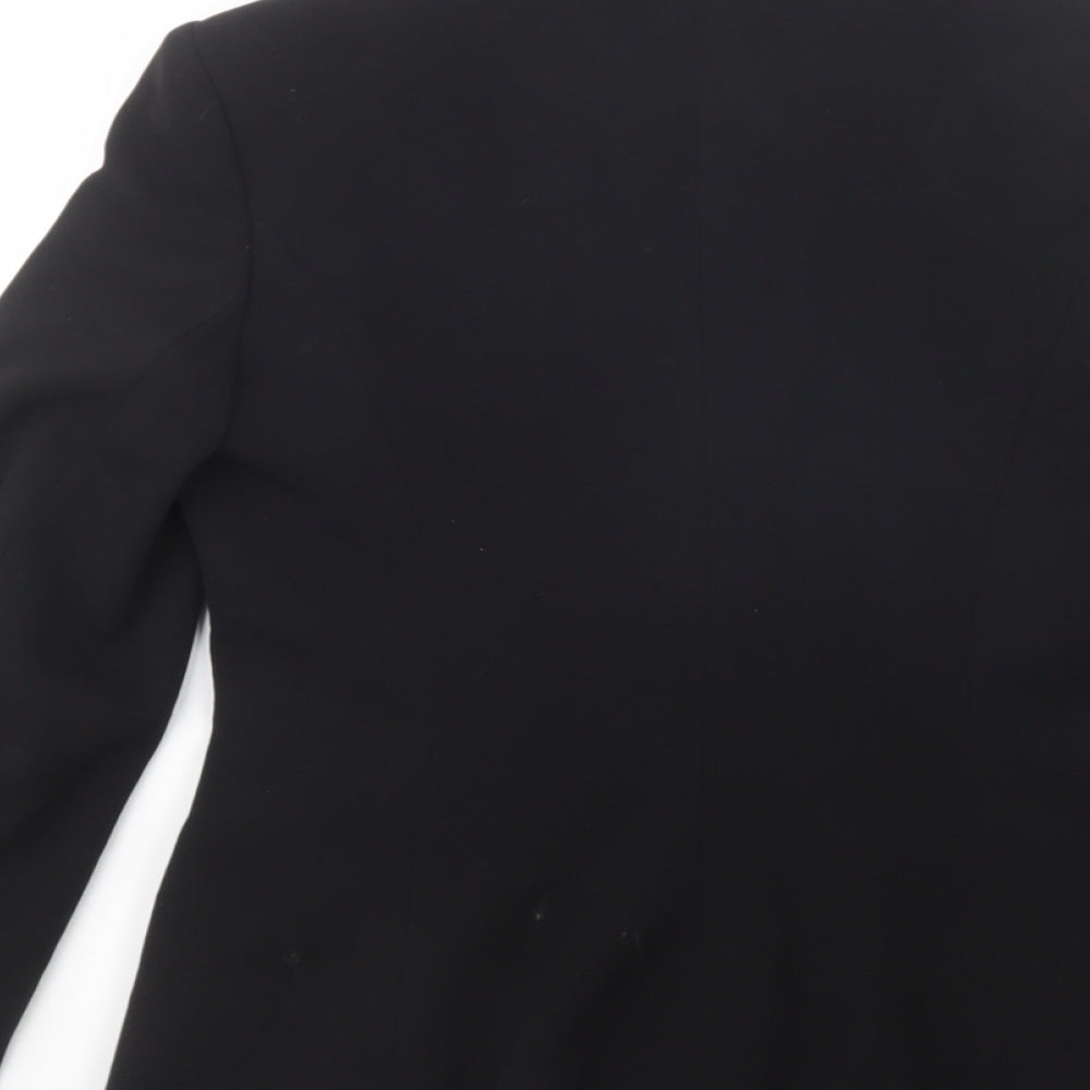 Long Tall Sally Womens Black   Jacket Blazer Size 12  Button