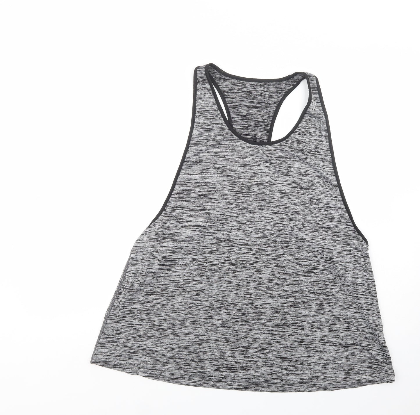Primark Womens Grey  Polyester Basic Tank Size 20 Scoop Neck Pullover