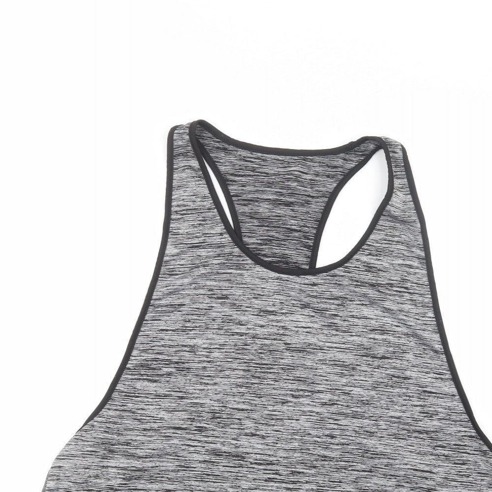 Primark Womens Grey  Polyester Basic Tank Size 20 Scoop Neck Pullover