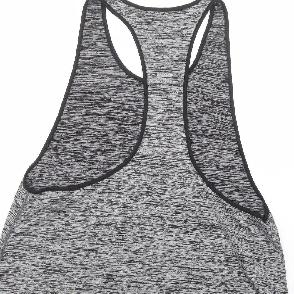 Primark Womens Grey  Polyester Basic Tank Size 20 Scoop Neck Pullover