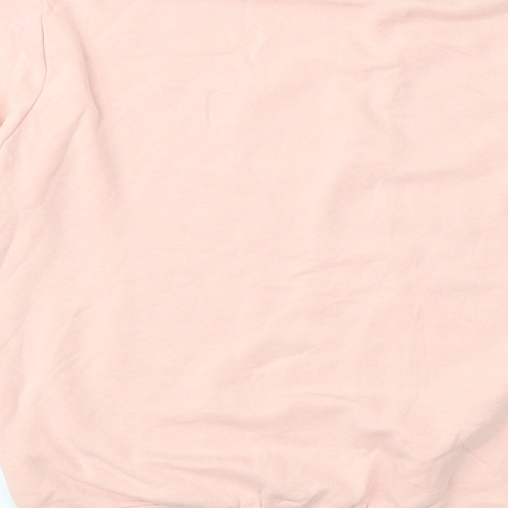 H&M Mens Pink  Cotton Pullover Sweatshirt Size M