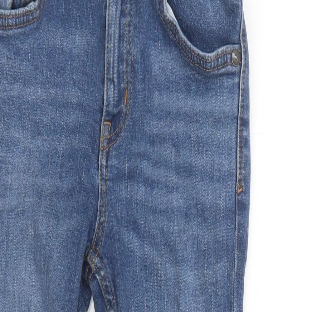 TU Girls Blue  Cotton Skinny Jeans Size 7 Years  Regular Button